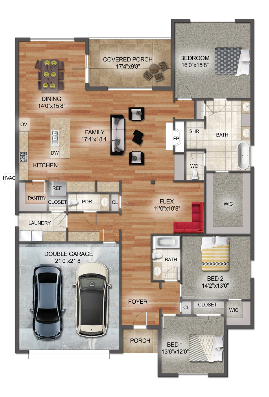 The Rutherford Floorplan