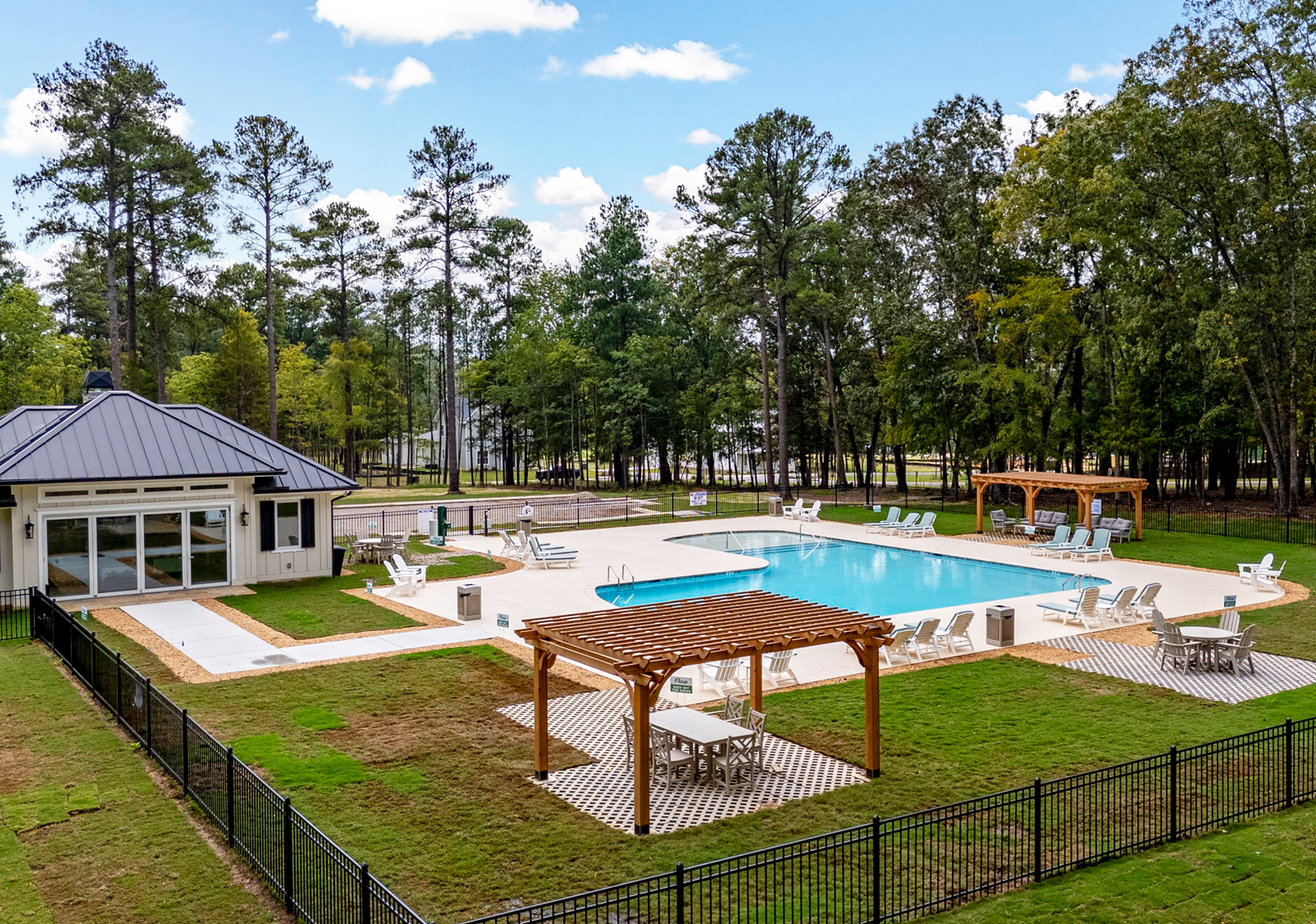 WhiteWater Landing Pool and Pool House | Lake Murray, South Carolina
