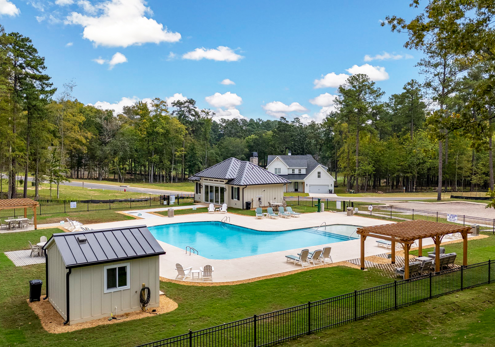 WhiteWater Landing Pool and Pool House | Lake Murray, South Carolina