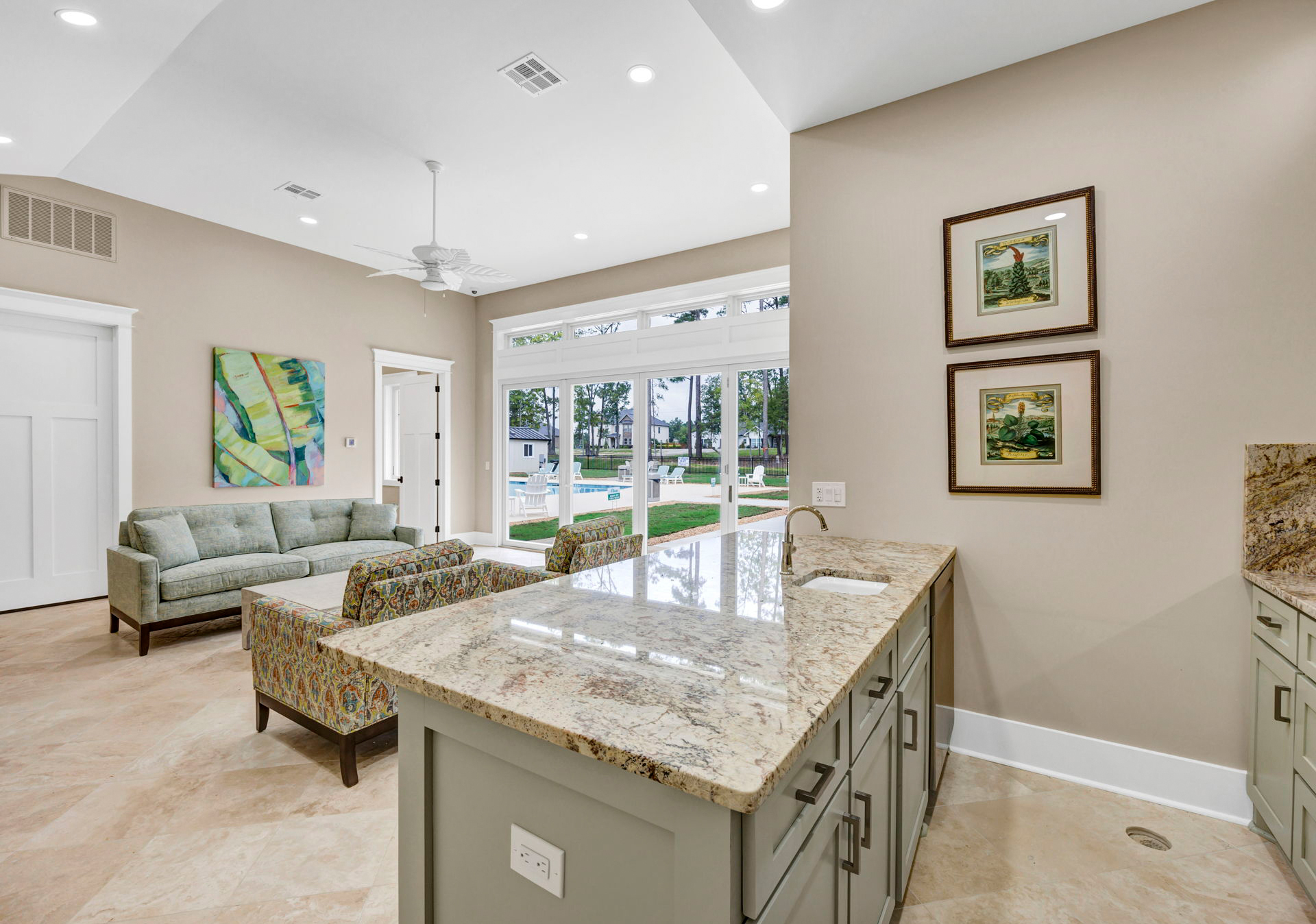 WhiteWater Landing Pool and Pool House | Lake Murray, South Carolina