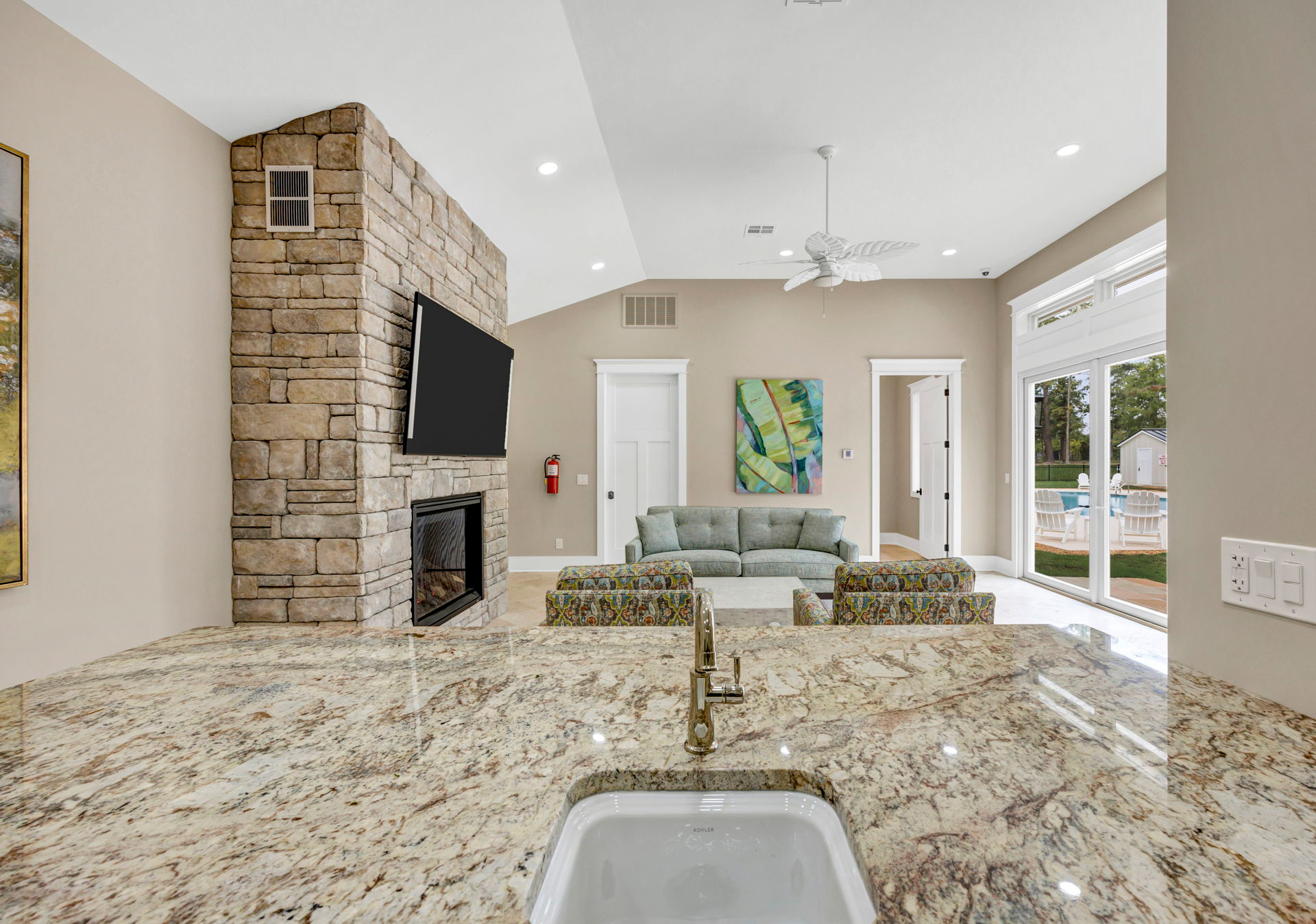 WhiteWater Landing Pool and Pool House | Lake Murray, South Carolina