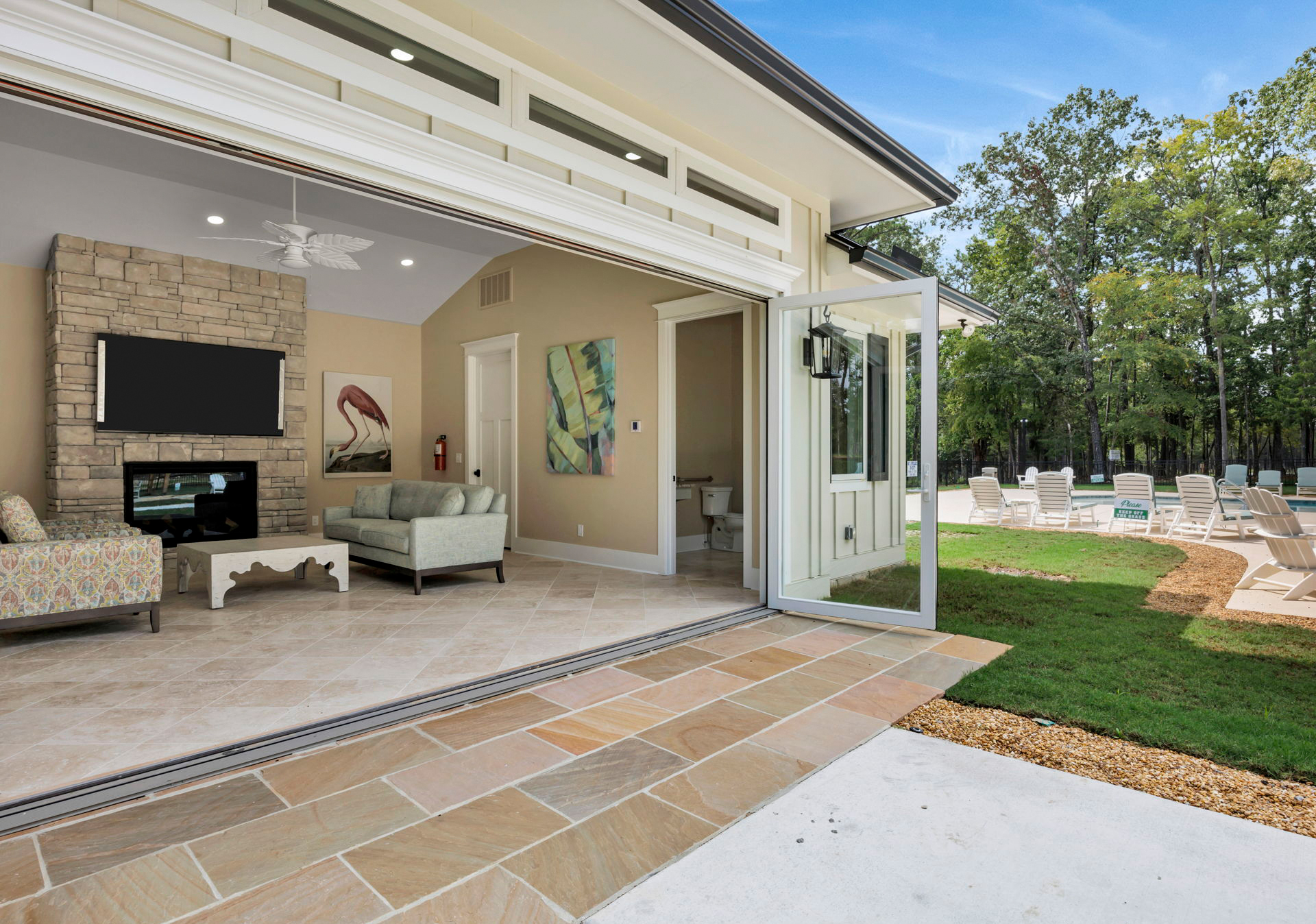 WhiteWater Landing Pool and Pool House | Lake Murray, South Carolina
